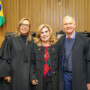 Desembargadores Ricardo Laraia e Rita Scagliusi participam de sua última sessão do Pleno